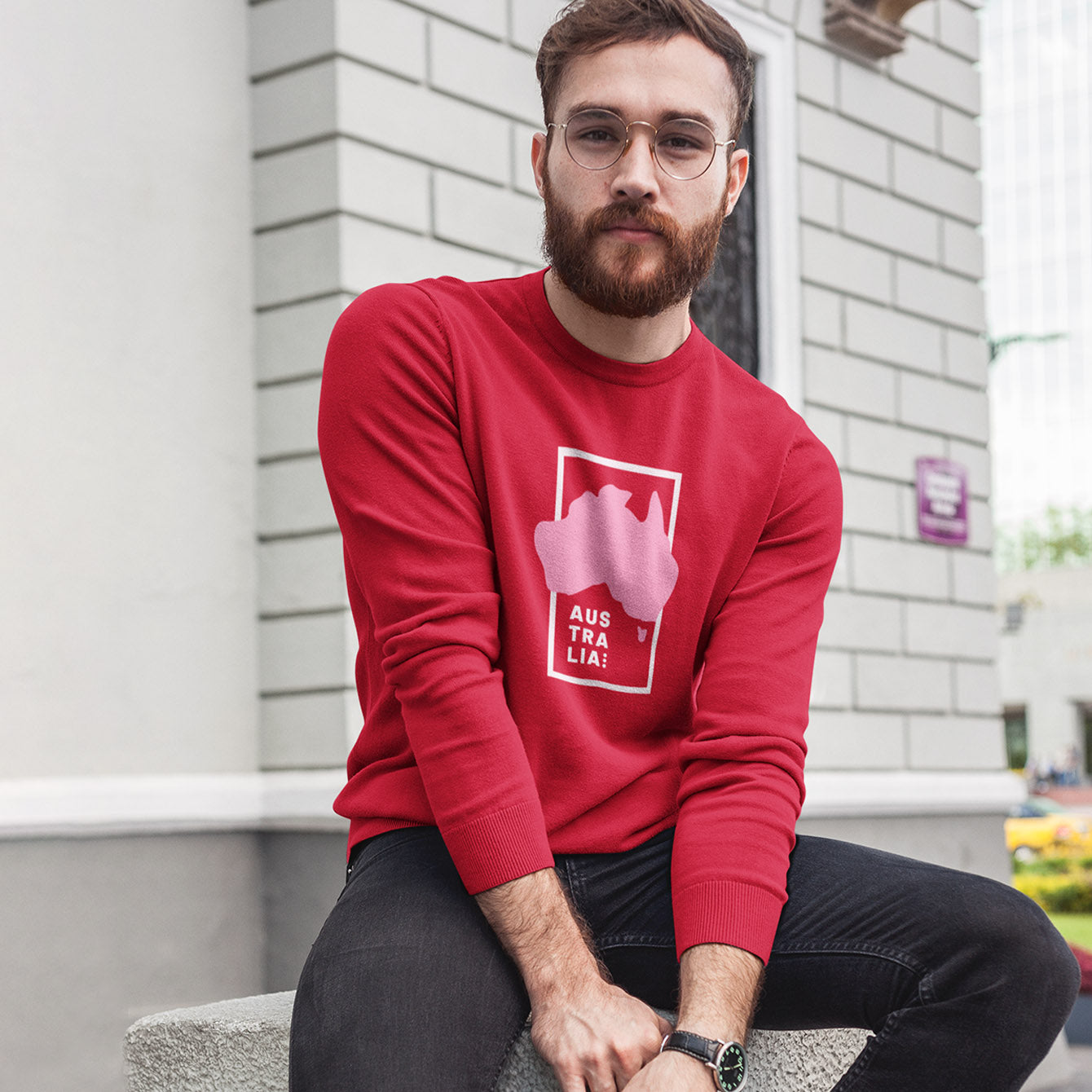 Australia Icon Map - Classic Crewneck Sweatshirt