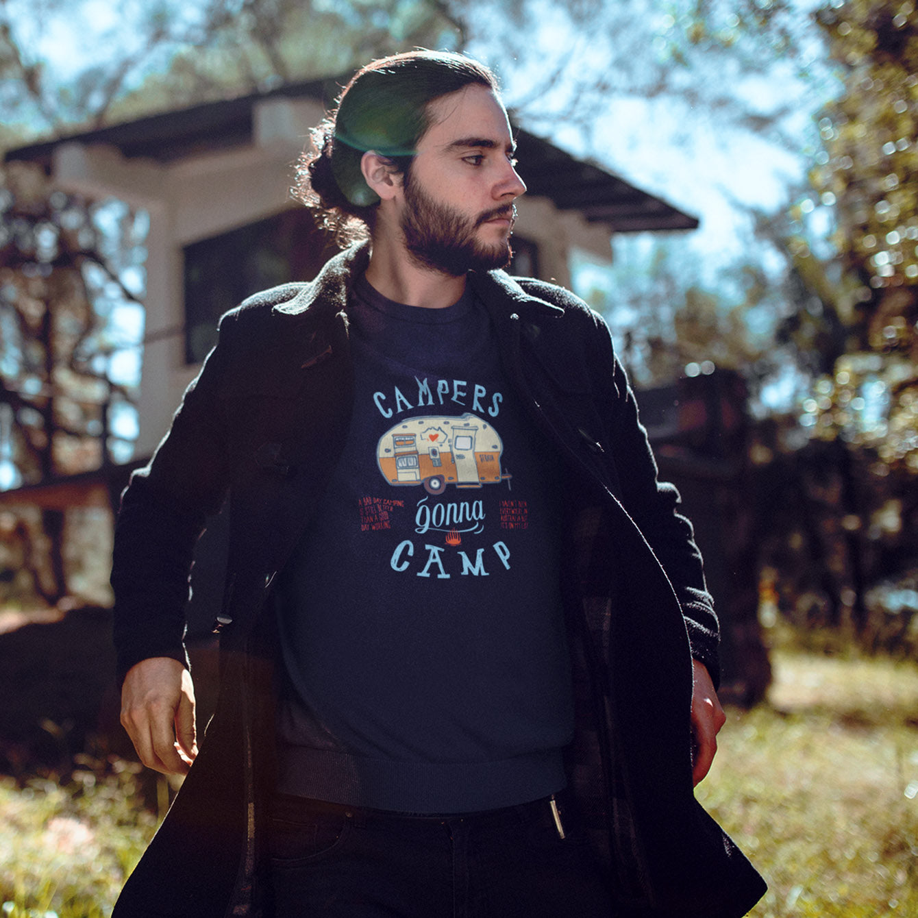 Campers gonna camp - Classic Crewneck Sweatshirt
