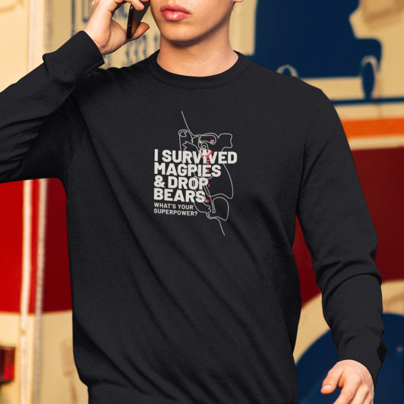 Magpies & Drop Bears - Classic Crewneck Sweatshirt