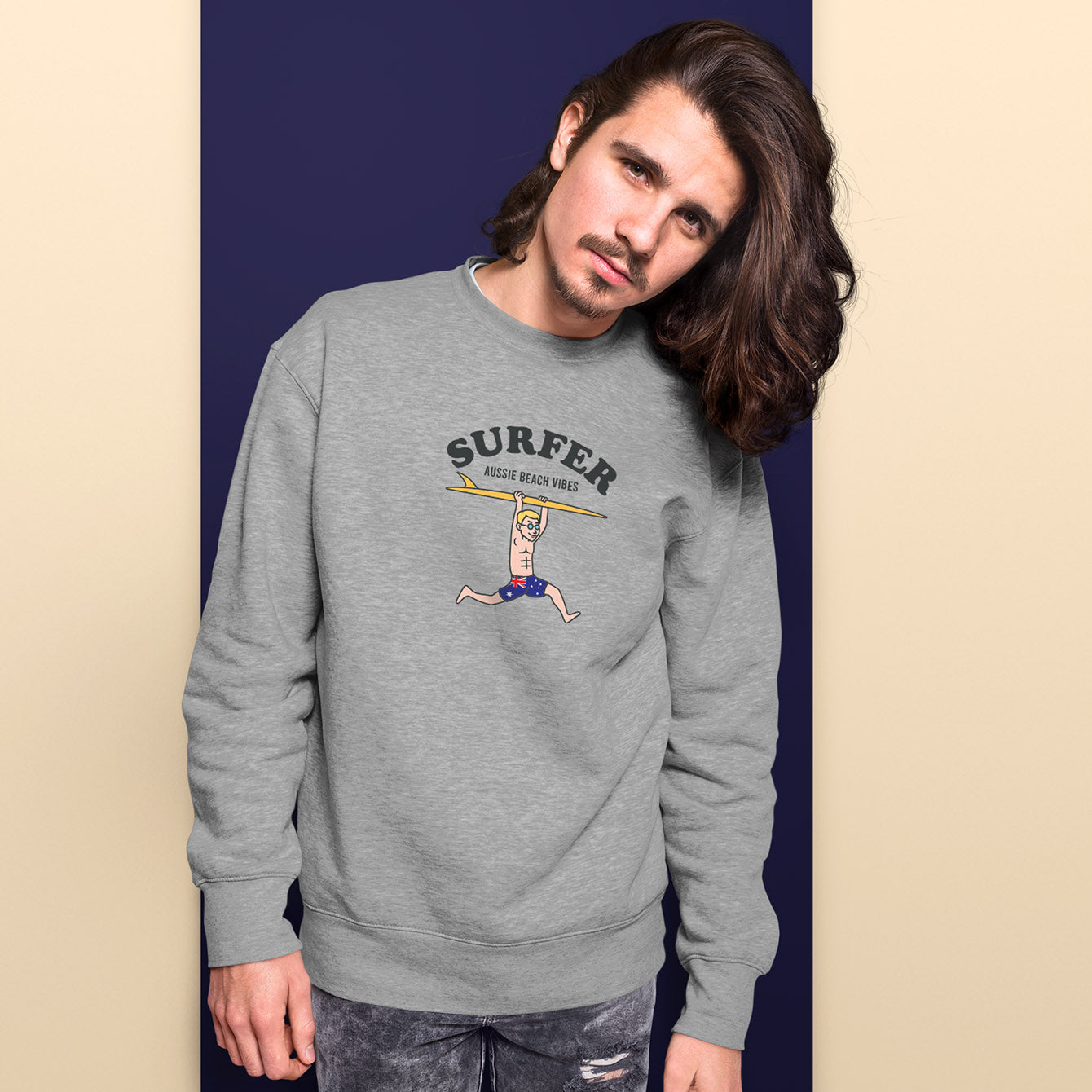 Surfer - Classic Crewneck Sweatshirt