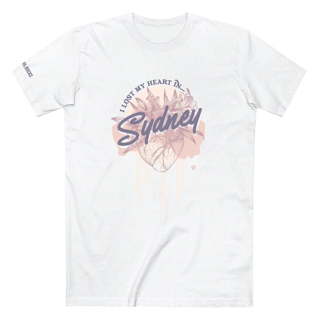 Lost my heart in Sydney - Heavyweight Crewneck T-shirt