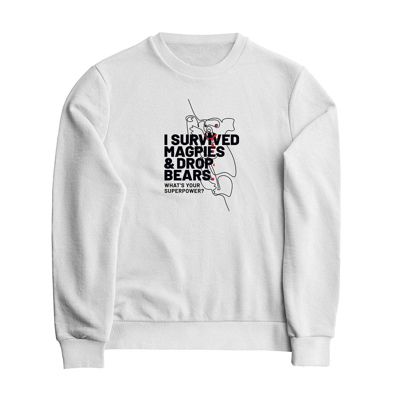 Magpies & Drop Bears - Classic Crewneck Sweatshirt