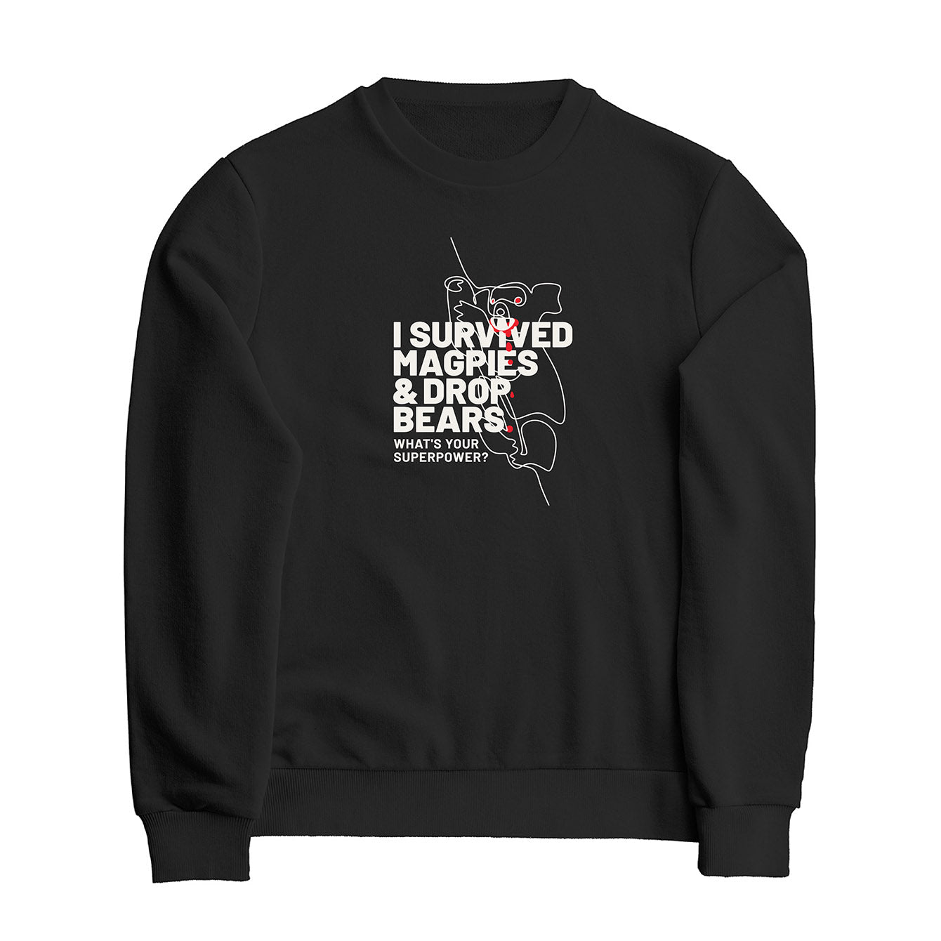 Magpies & Drop Bears - Classic Crewneck Sweatshirt