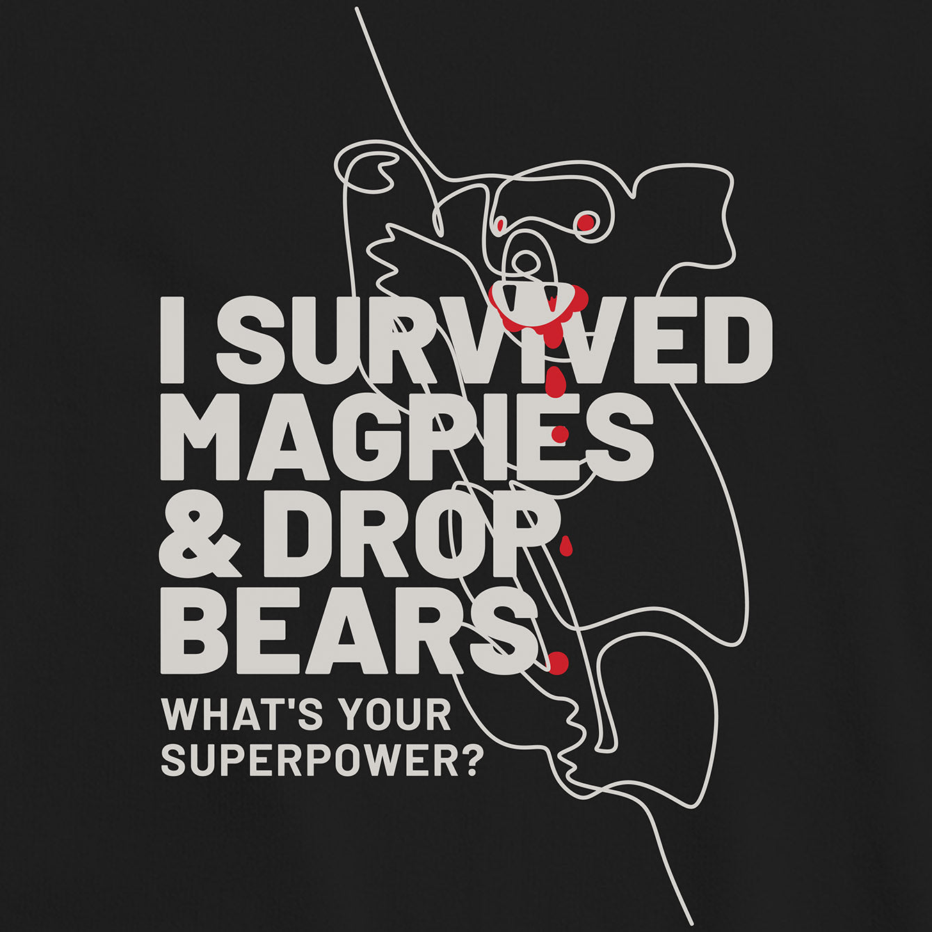 Magpies & Drop Bears - Classic Crewneck Sweatshirt