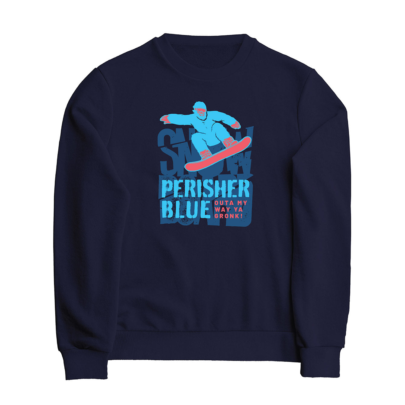 Perisher Blue - Classic Crewneck Sweatshirt