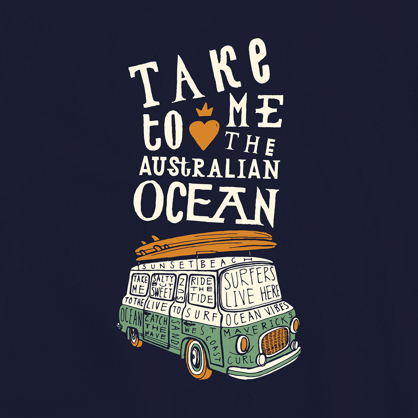 Take me to the Australian ocean - Classic Crewneck Sweatshirt