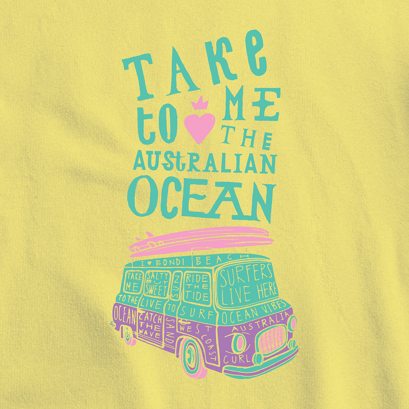 Take me to the Australian Ocean - Premium Crewneck T-shirt