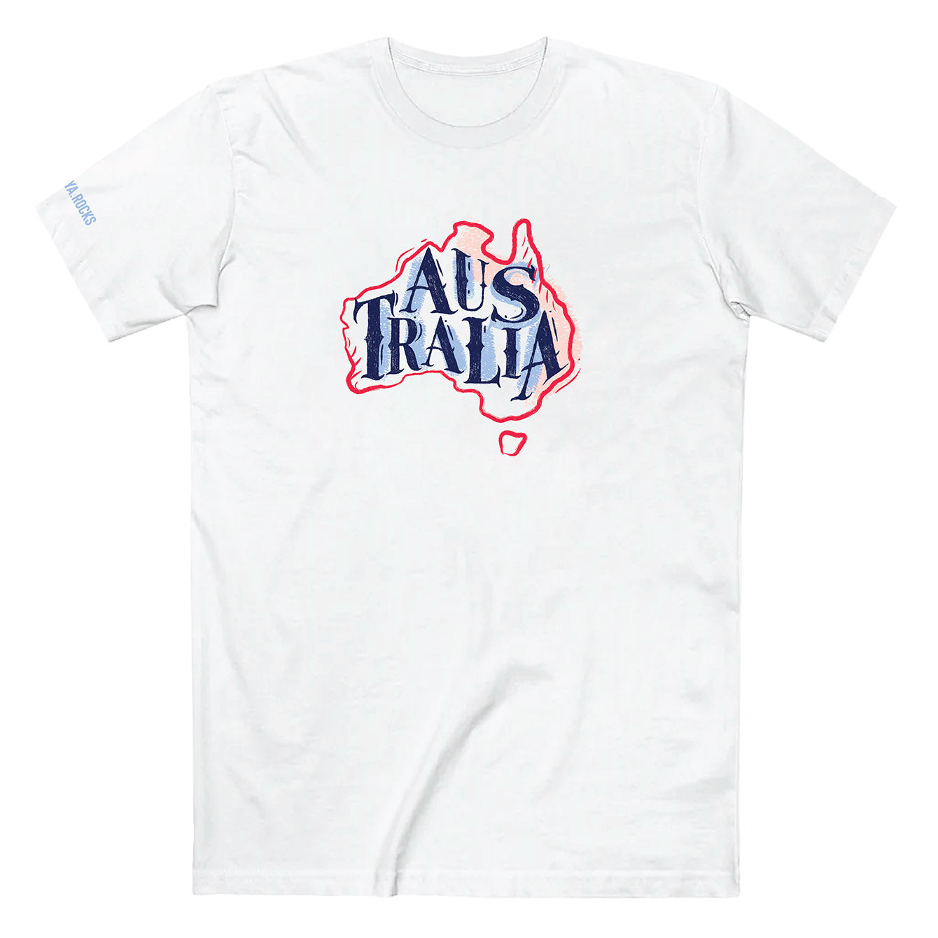 Aus Map - Premium Crewneck T-shirt