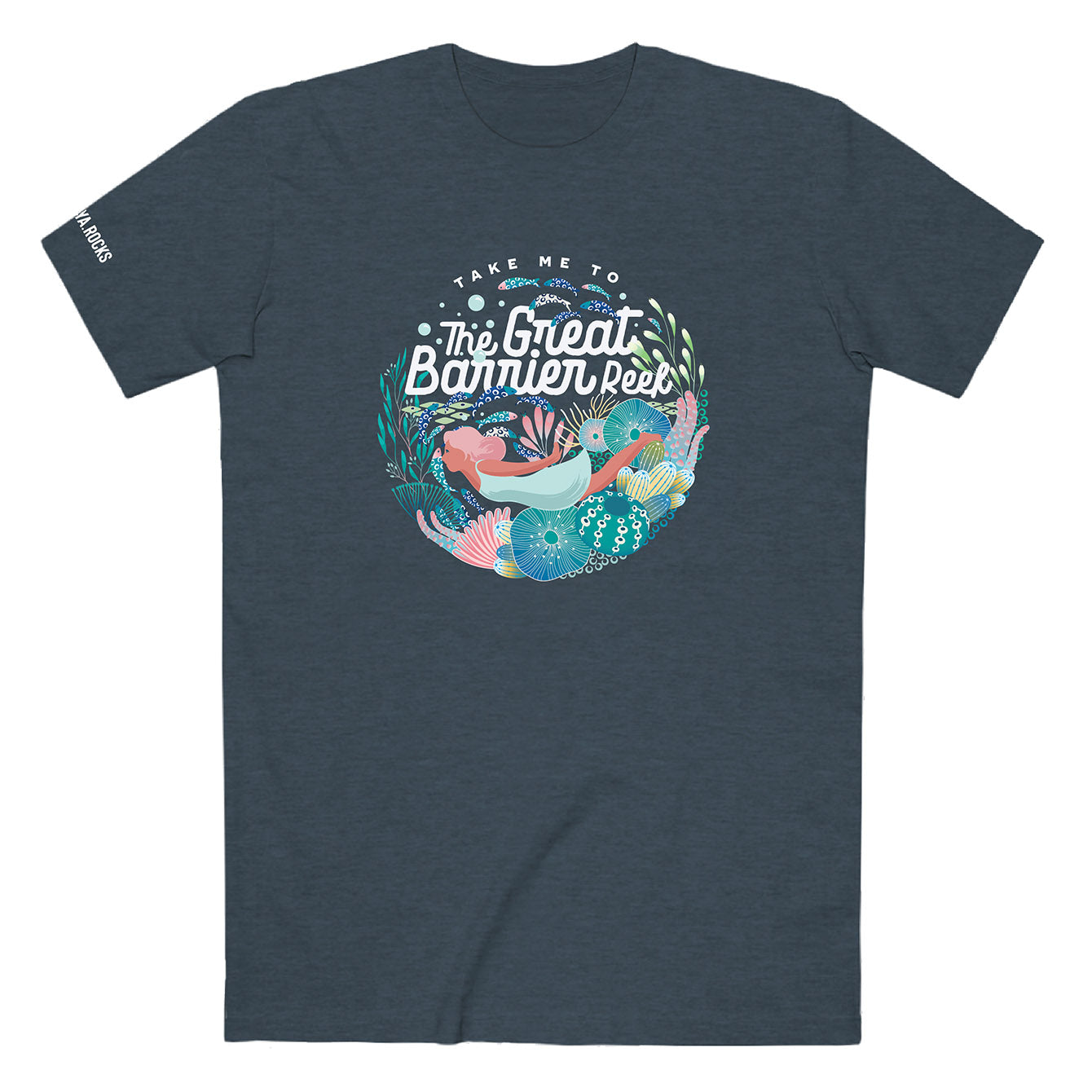The Great Barrier Reef - Heavyweight Crewneck T-shirt
