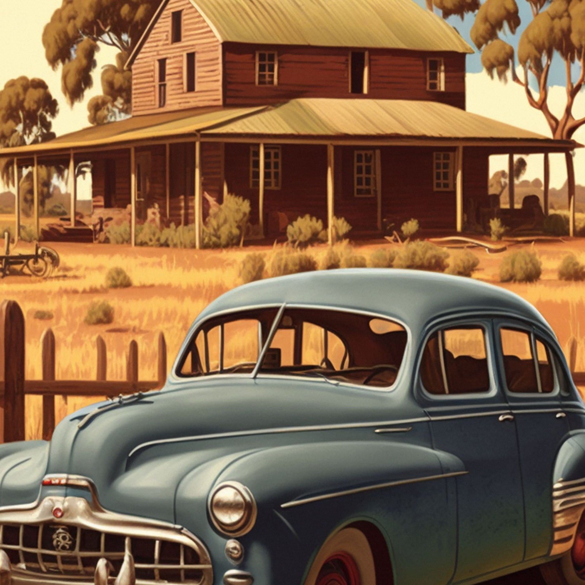 Outback Living - A2 Premium Matte Poster