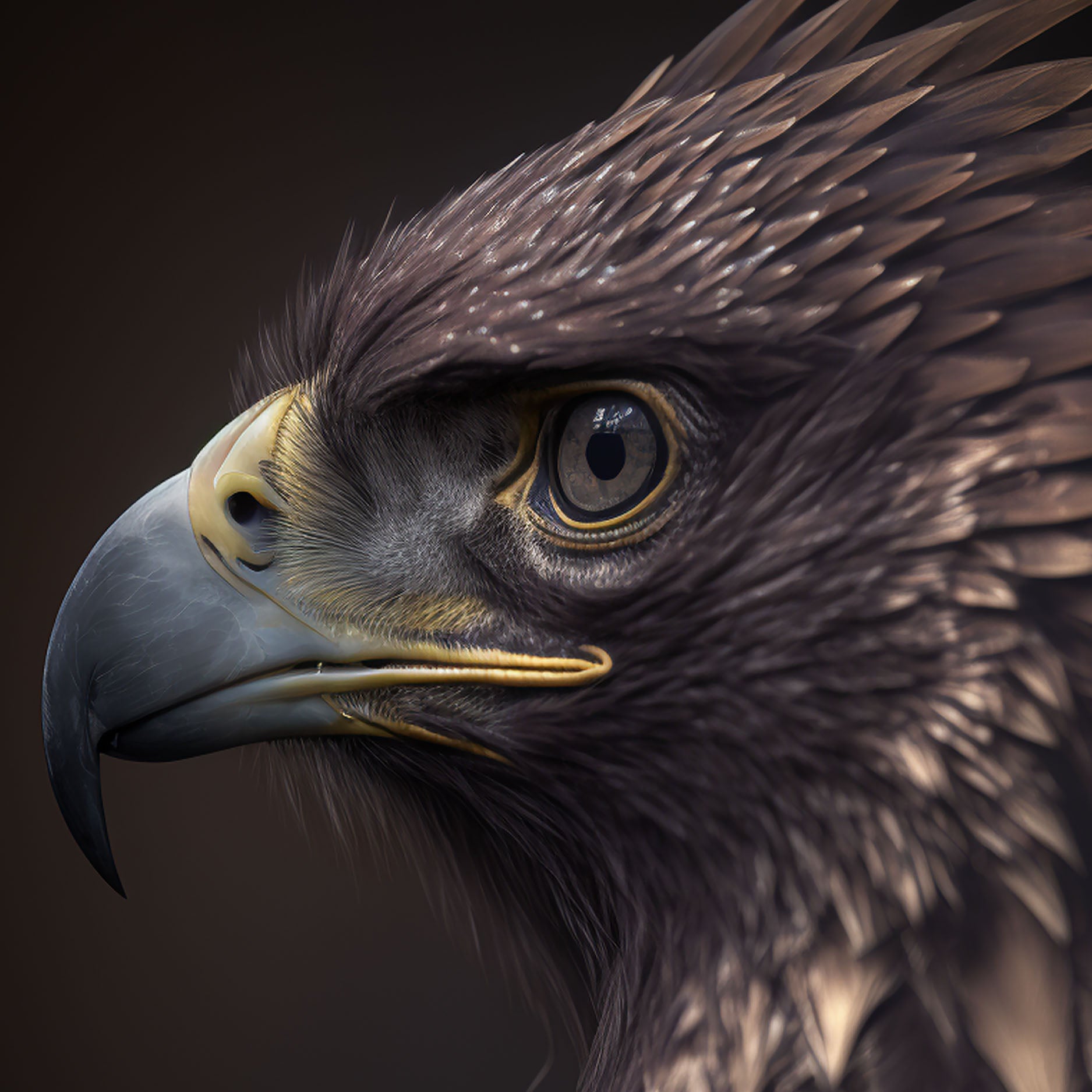Australian Wedge-Tailed Eagle - A2 Premium Matte Poster