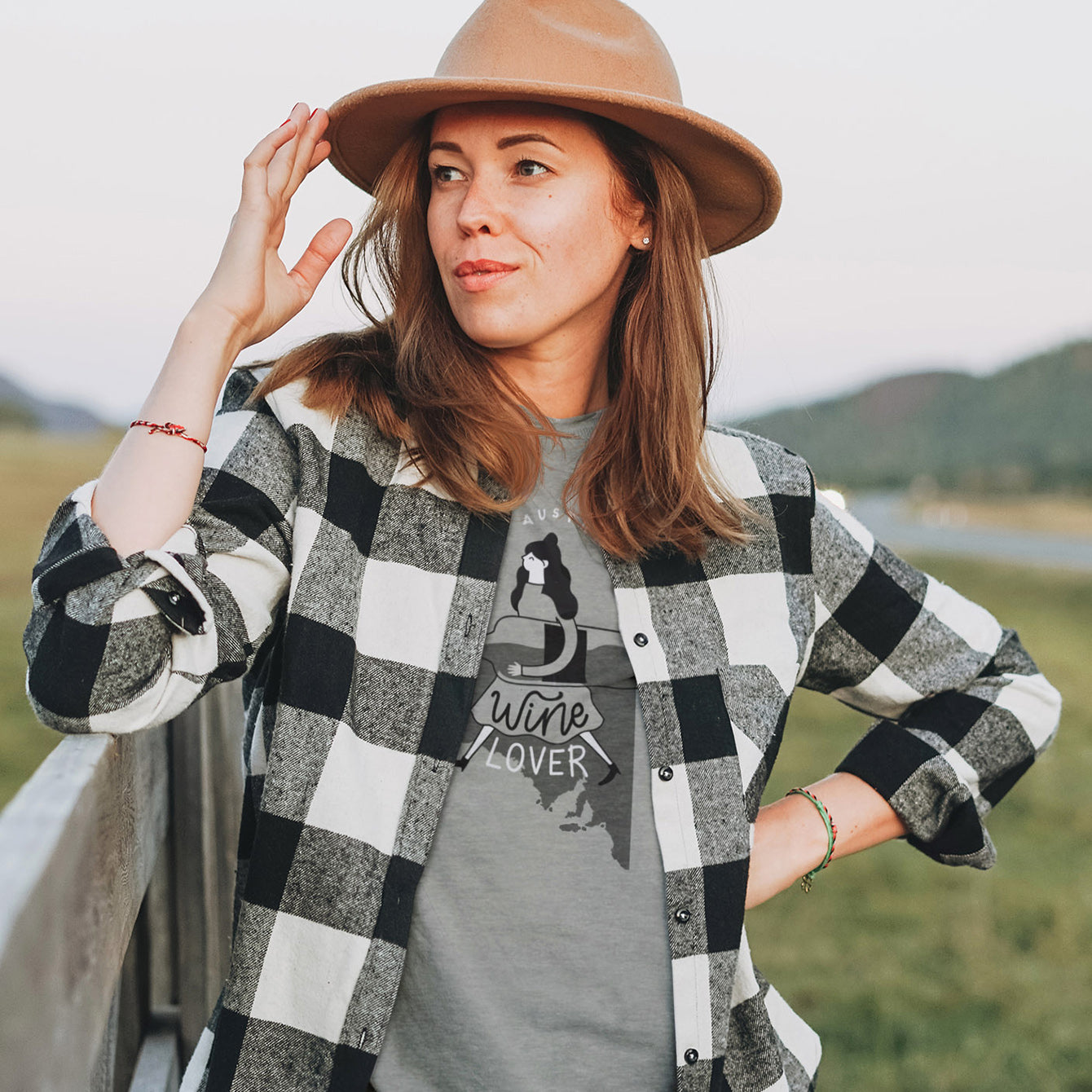 South Australian Wine Lover - Premium Womens Crewneck T-shirt