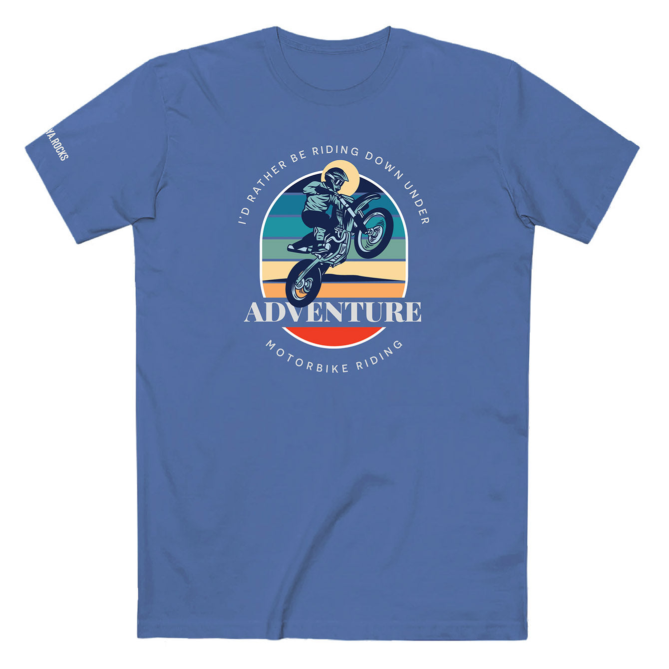 Adventure Motorbike Riding - Premium Crewneck T-shirt