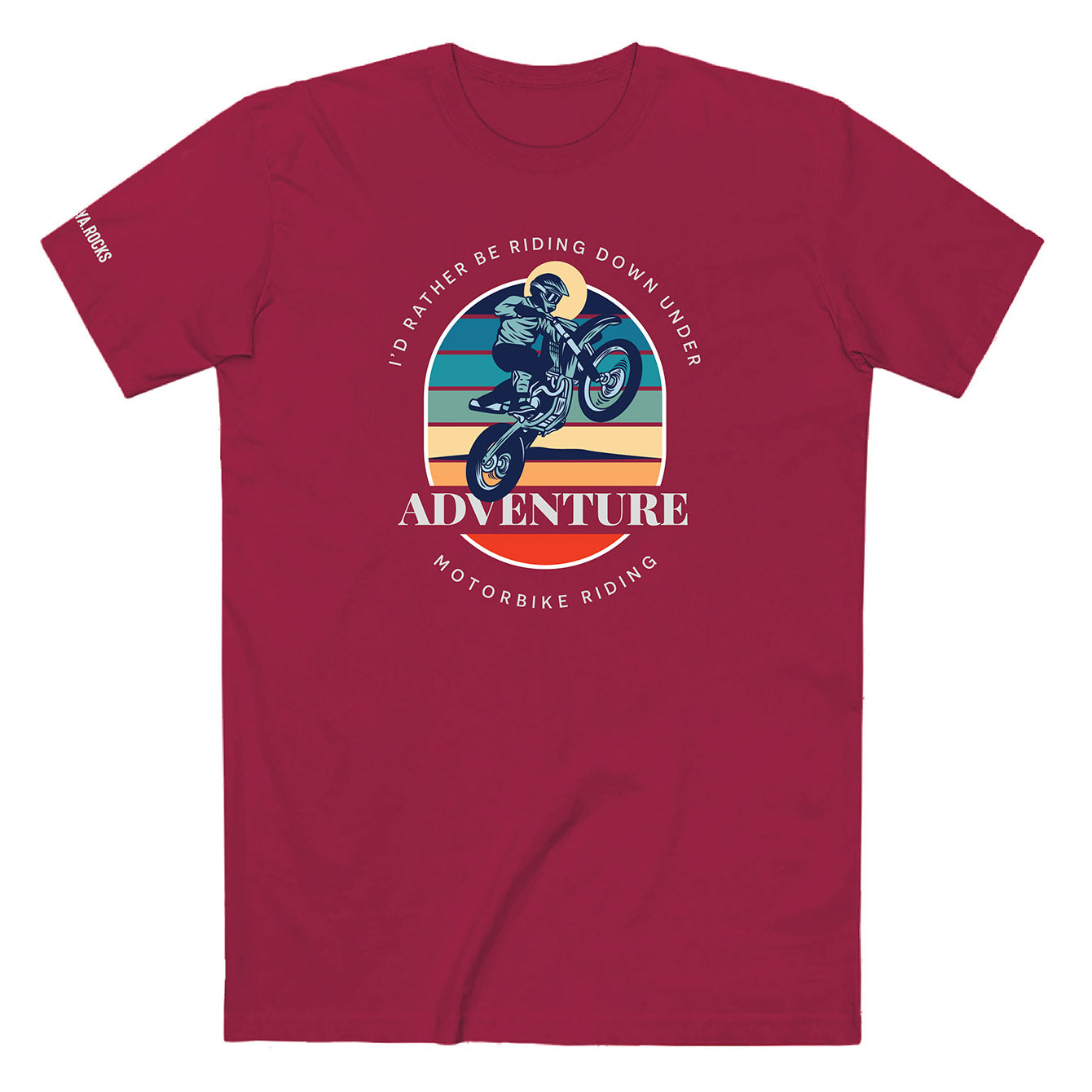 Adventure Motorbike Riding - Premium Crewneck T-shirt