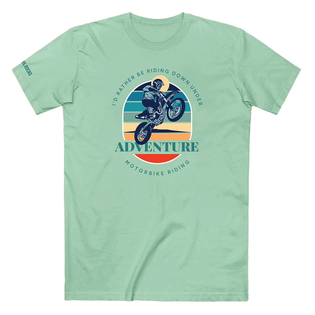 Adventure Motorbike Riding - Premium Crewneck T-shirt