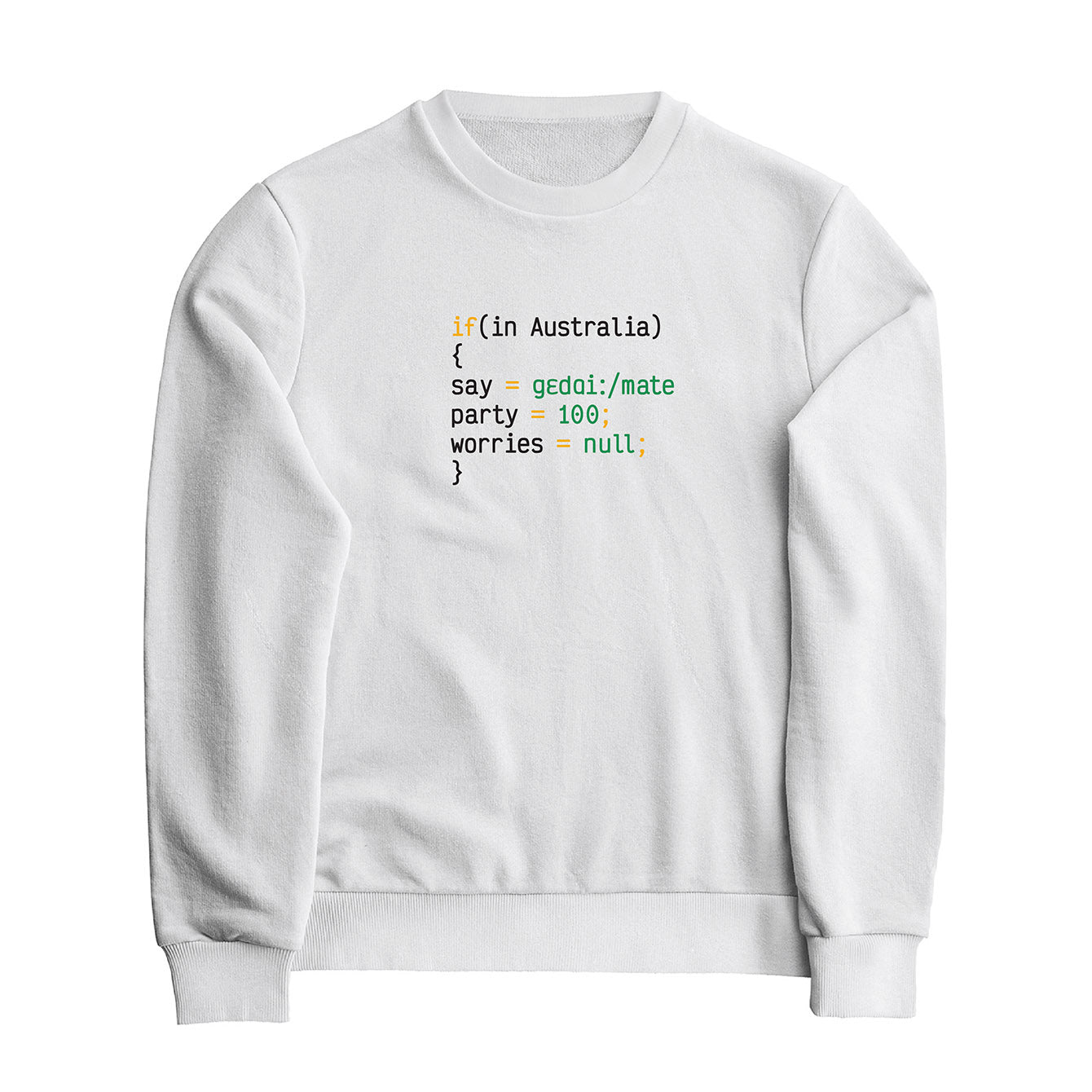 Aussie Code - Classic Crewneck Sweatshirt