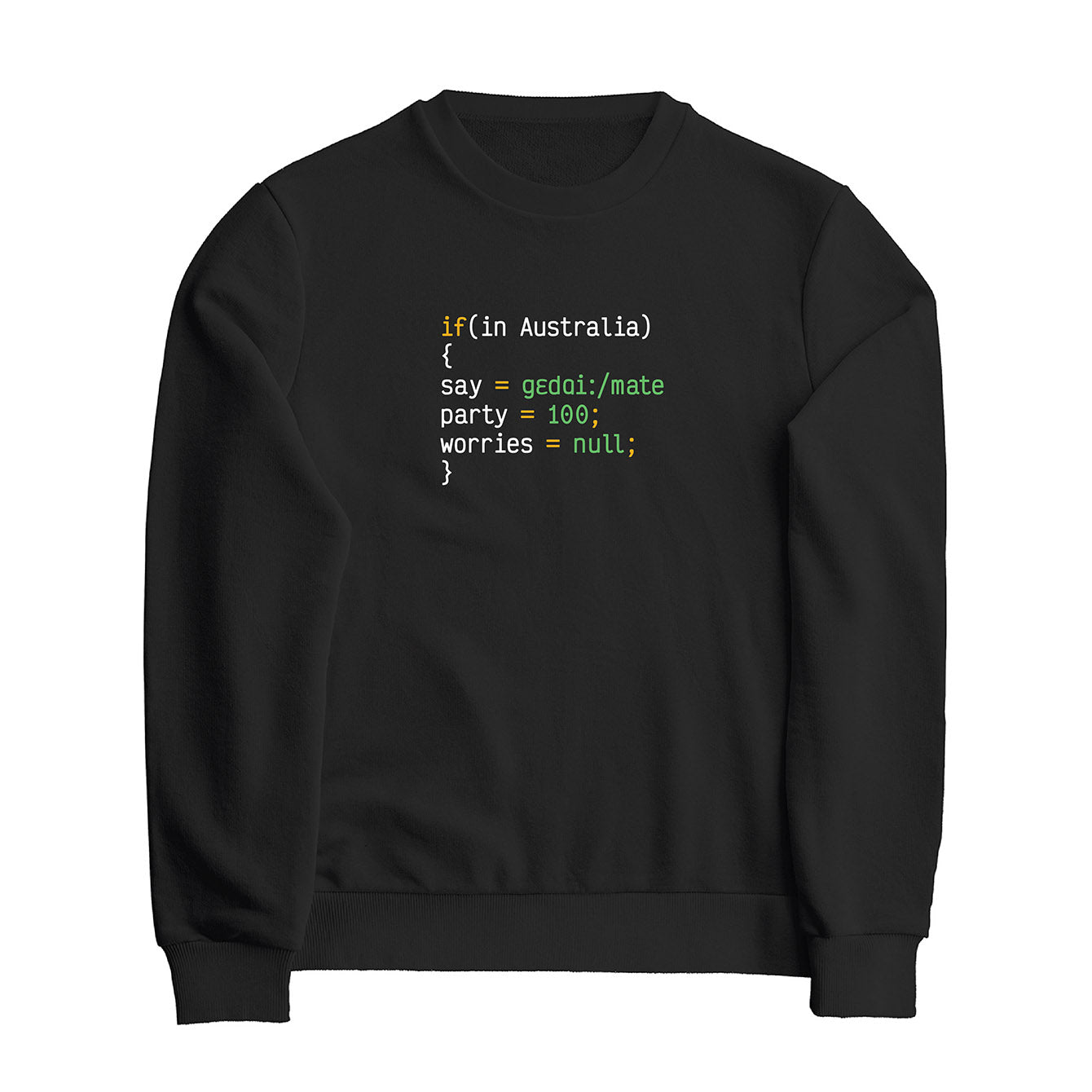 Aussie Code - Classic Crewneck Sweatshirt