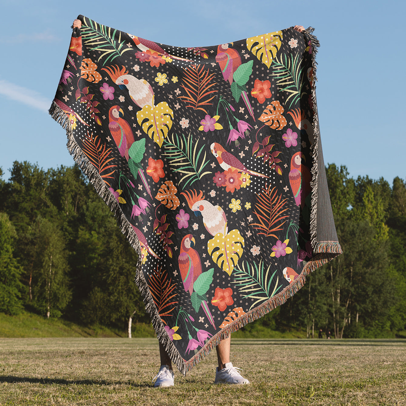 Australia Birds - Woven Blanket