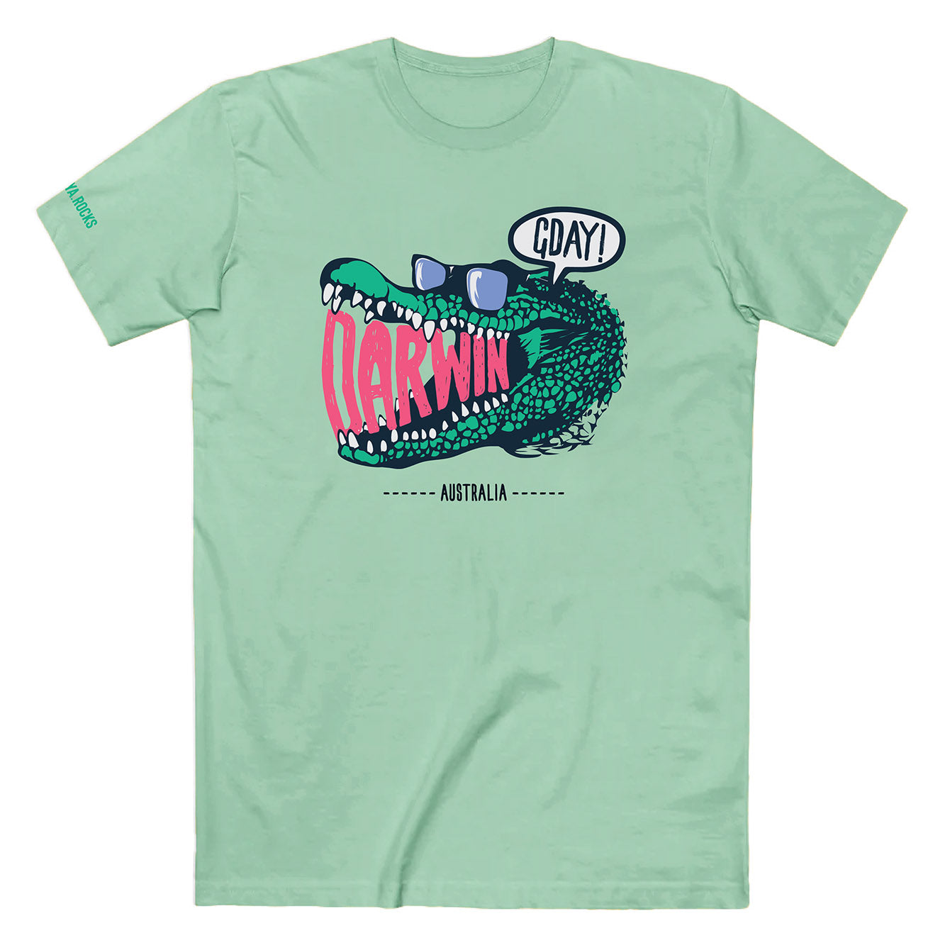 Darwin Crocodile - Premium Crewneck T-shirt