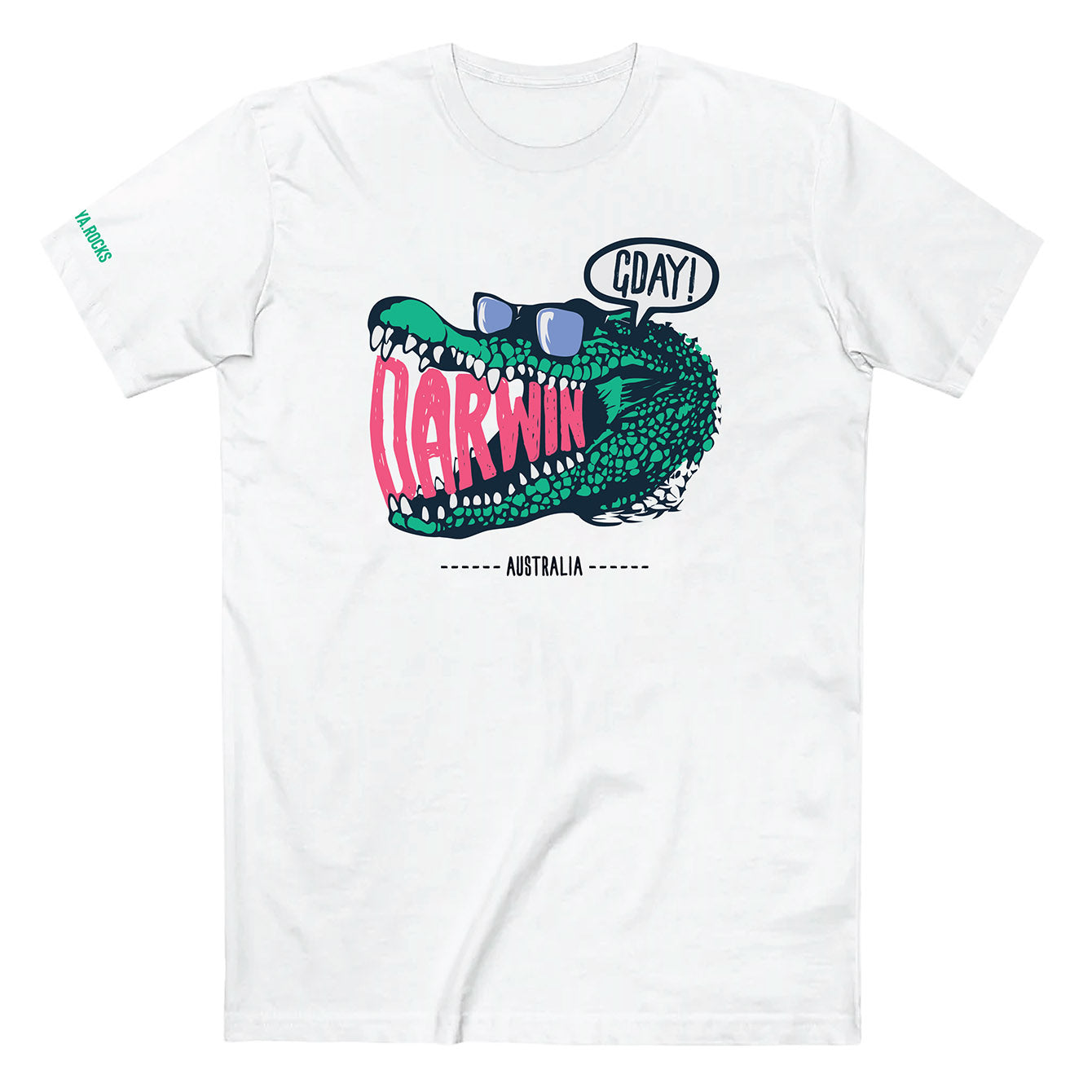 Darwin Crocodile - Premium Crewneck T-shirt