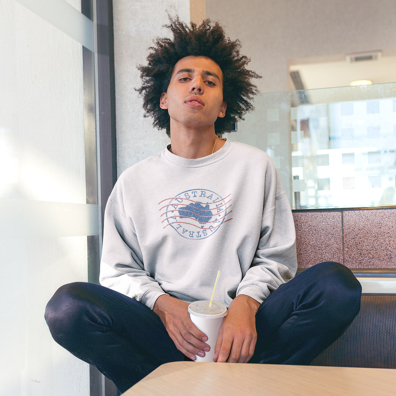 Aus Stamp - Classic Crewneck Sweatshirt