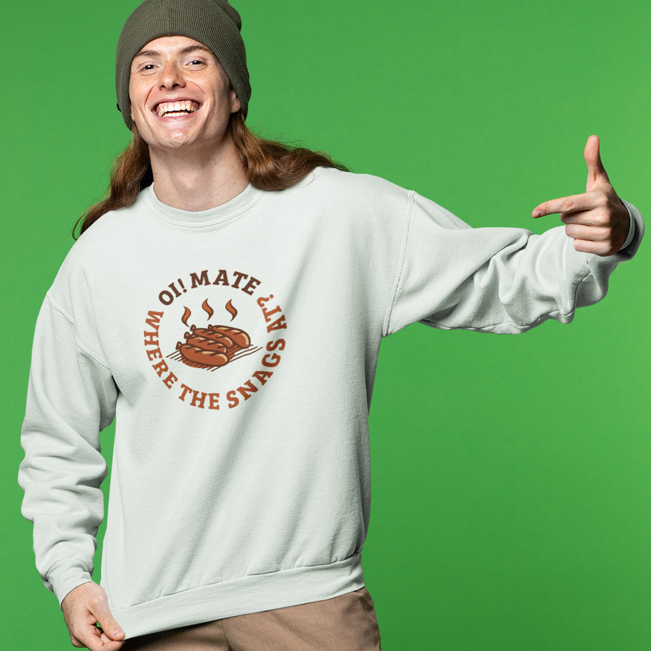 Aussie Snags - Classic Crewneck Sweatshirt