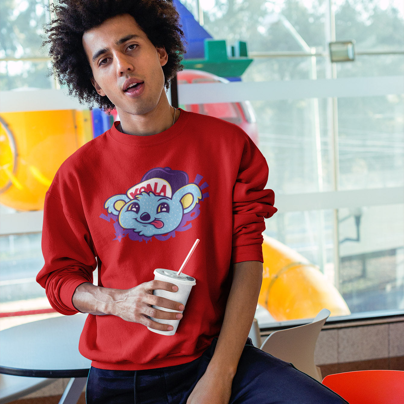 Koala Kartoon - Classic Crewneck Sweatshirt