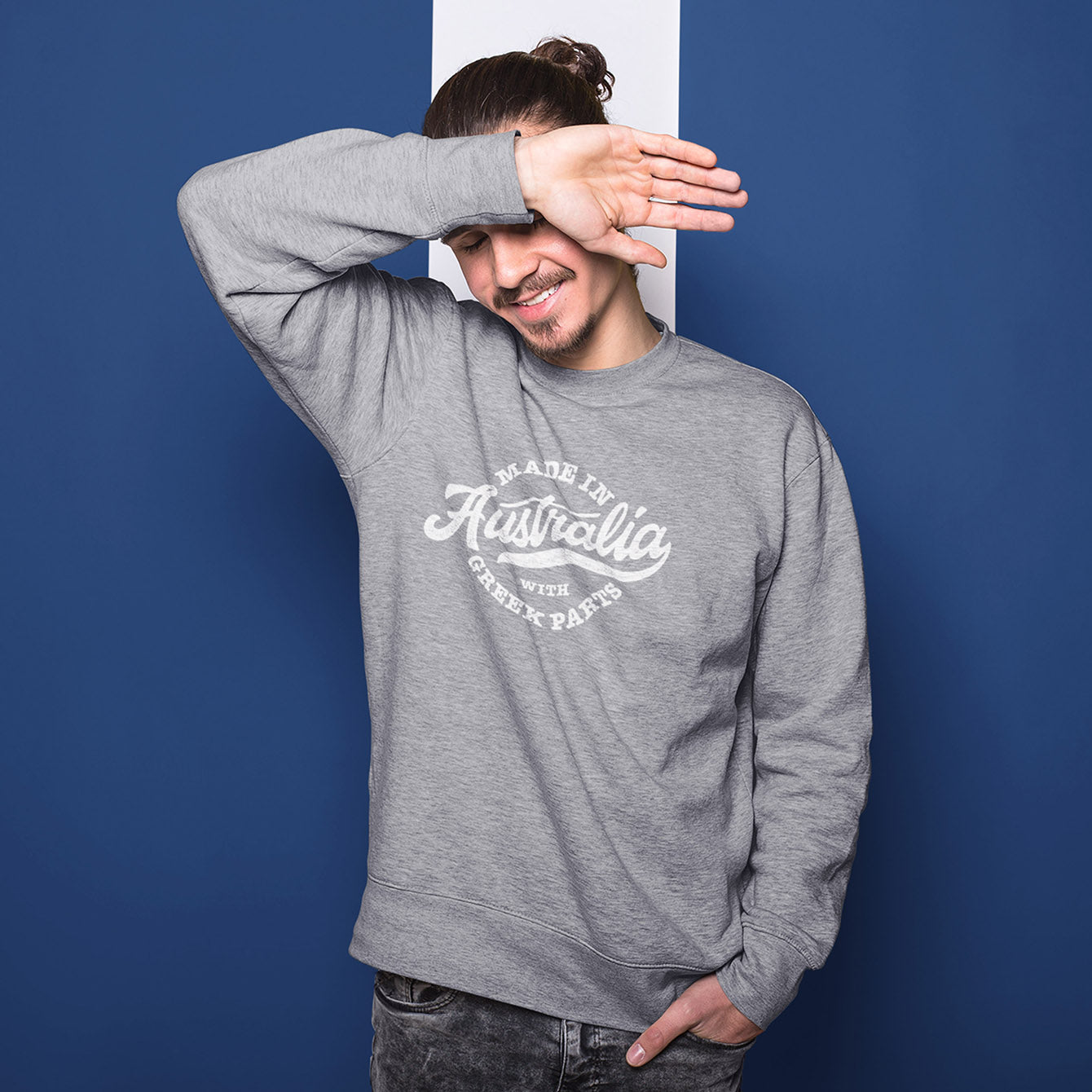 Made in Australia [Greek] - Classic Crewneck Sweatshirt