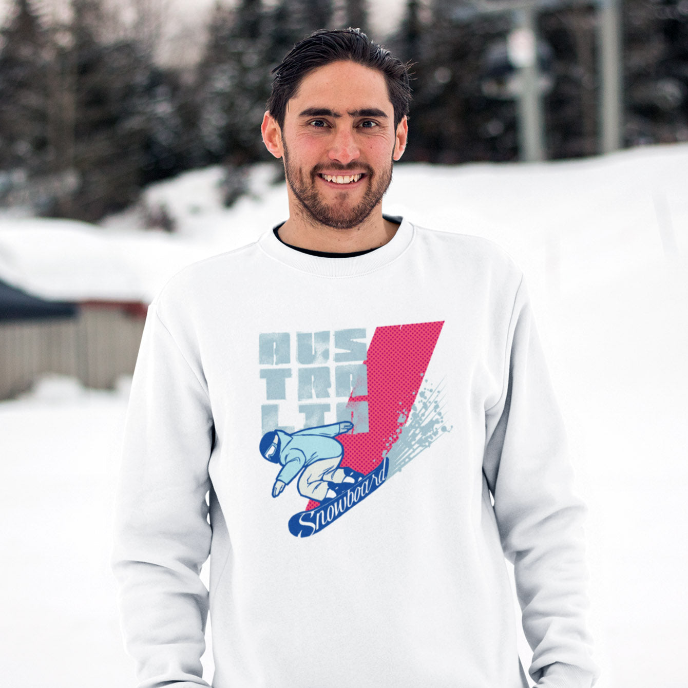 Snowboard Australia - Classic Crewneck Sweatshirt