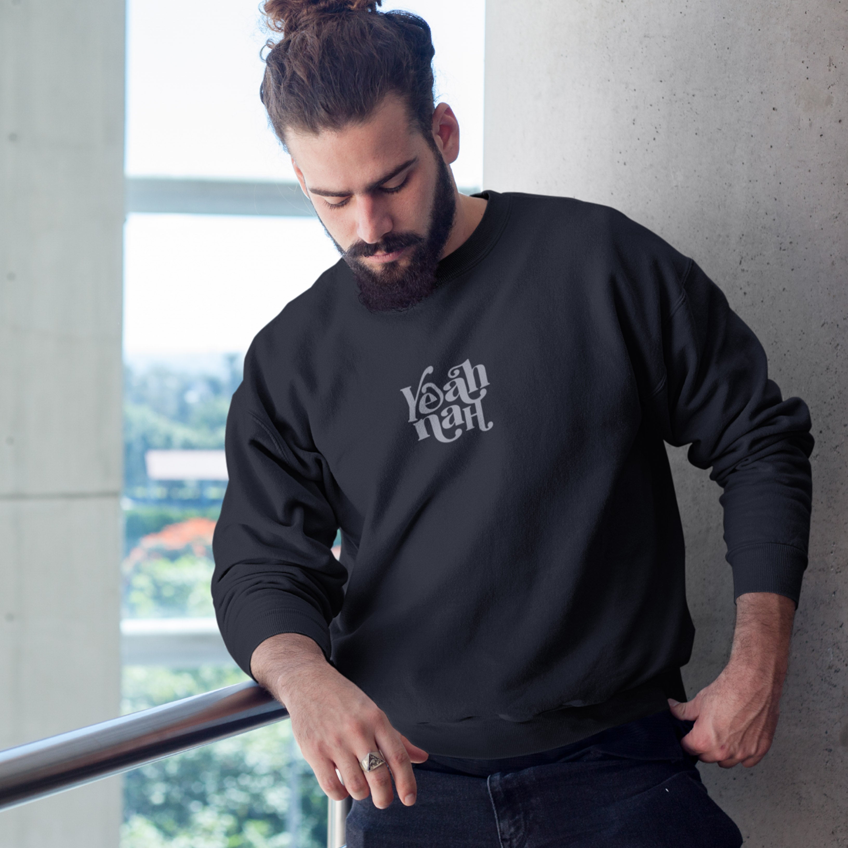 Yeah Nah - Classic Crewneck Sweatshirt