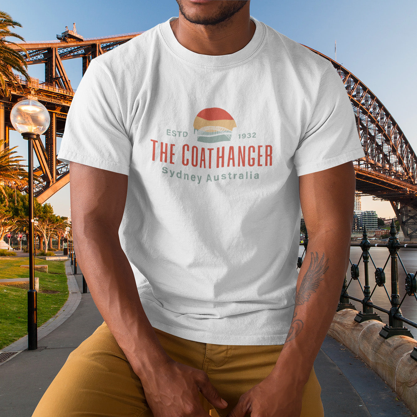 The Coathanger - Premium Crewneck T-shirt