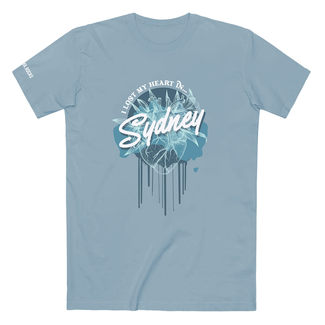 Lost my heart in Sydney - Heavyweight Crewneck T-shirt