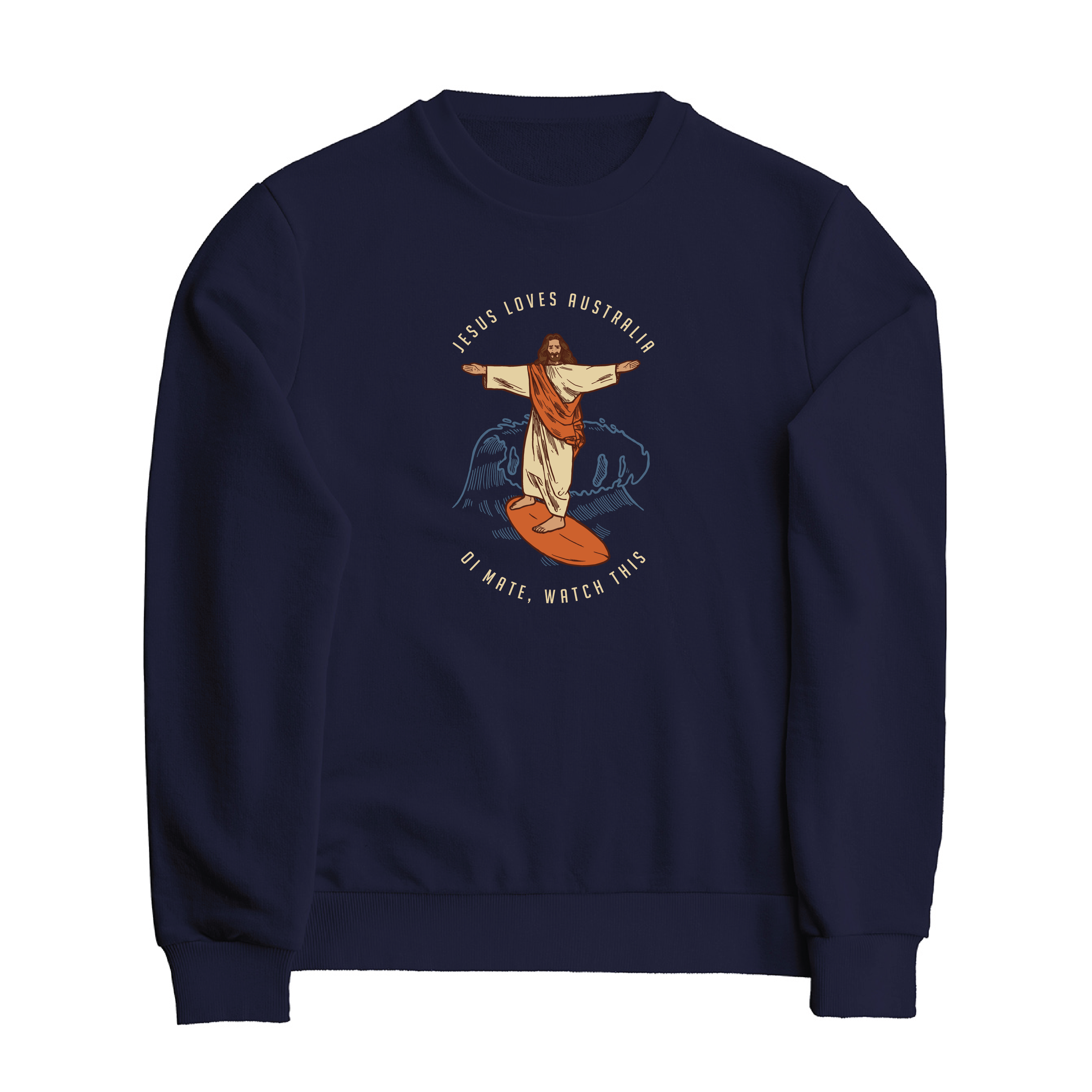 Jesus Loves Australia - Classic Crewneck Sweatshirt