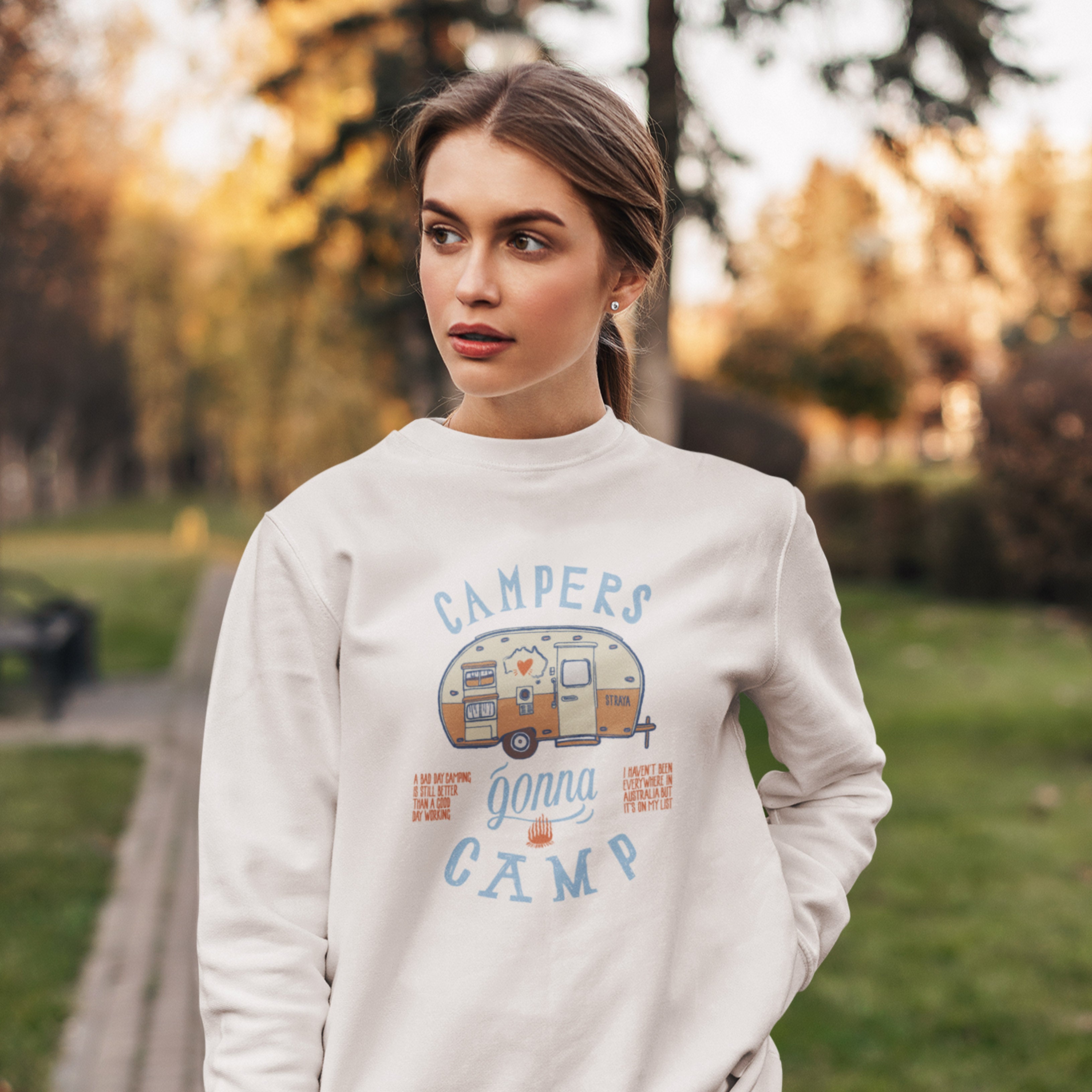 Campers gonna camp - Classic Women's Crewneck Sweatshirt