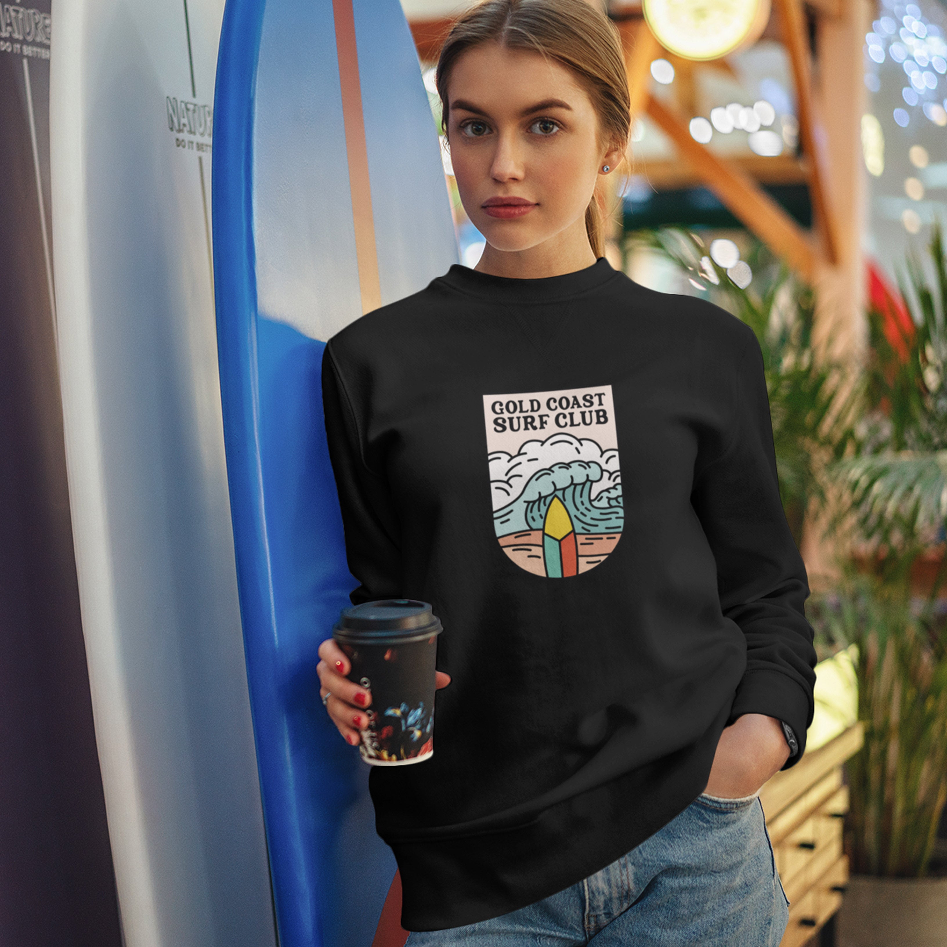 Gold Coast Surf Club - Classic Women's Crewneck Sweatshirt