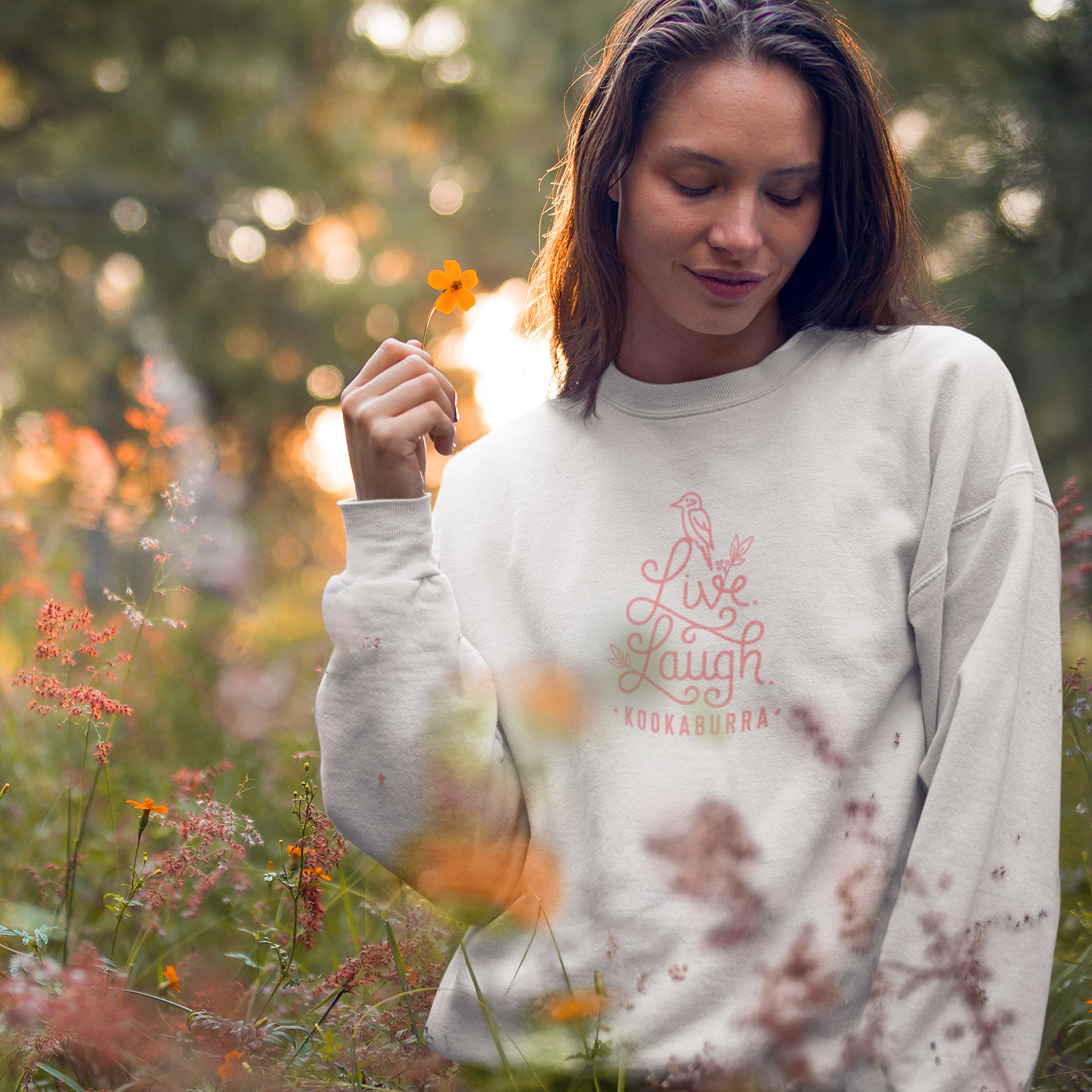 Live Laugh Kookaburra - Classic Women's Crewneck Sweatshirt