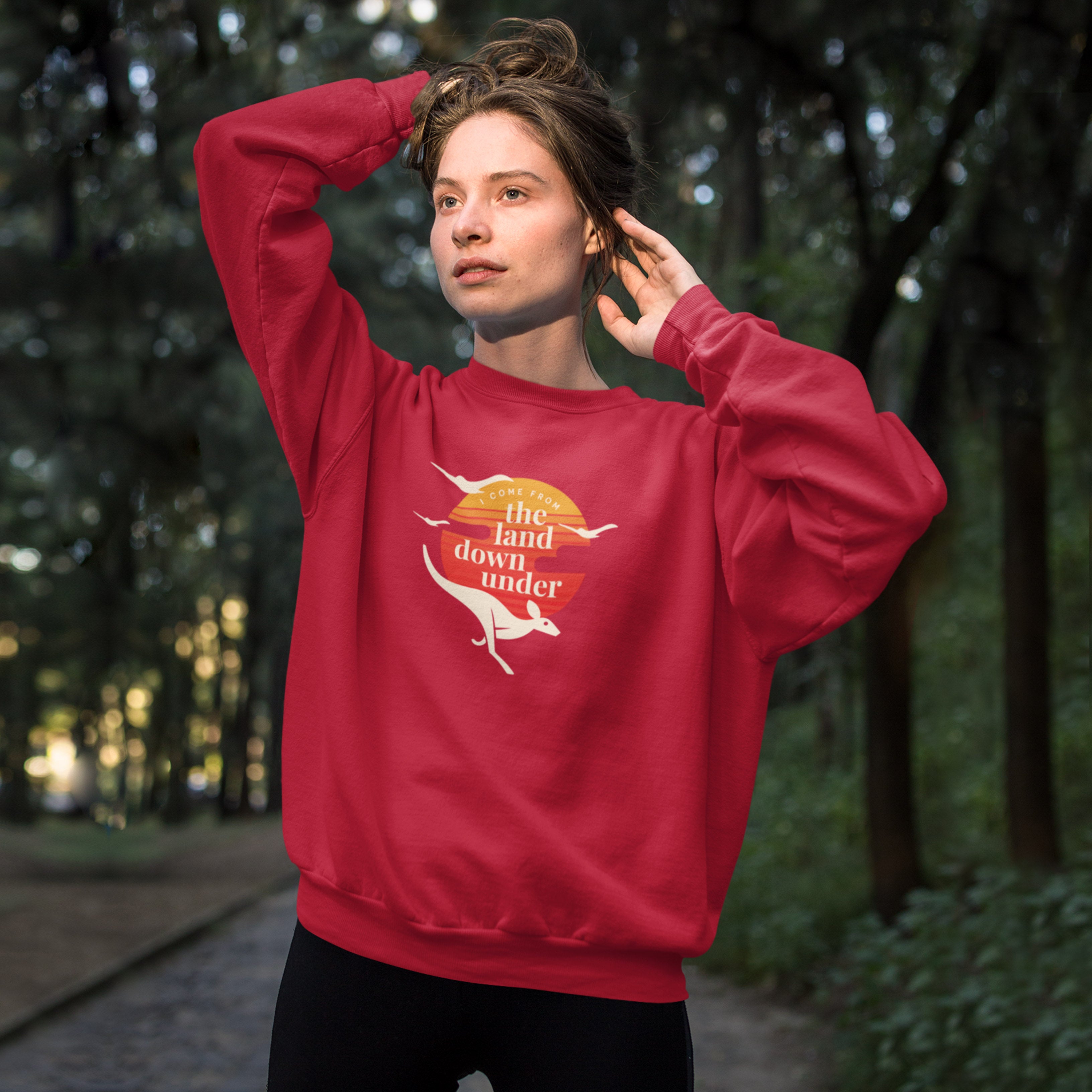 The Land Down Under - Classic Women's Crewneck Sweatshirt