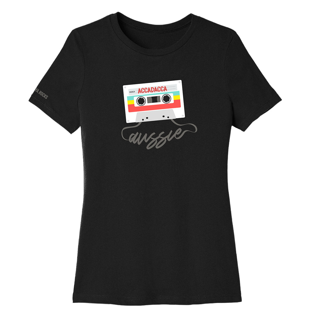 Accadacca Mix Tape - Premium Womens Crewneck T-shirt