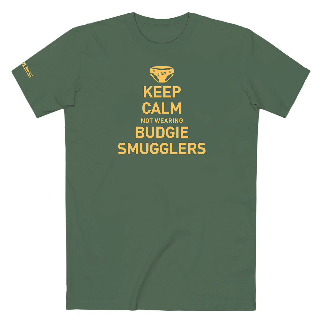 Keep Calm Budgie Smugglers - Heavyweight Crewneck T-shirt