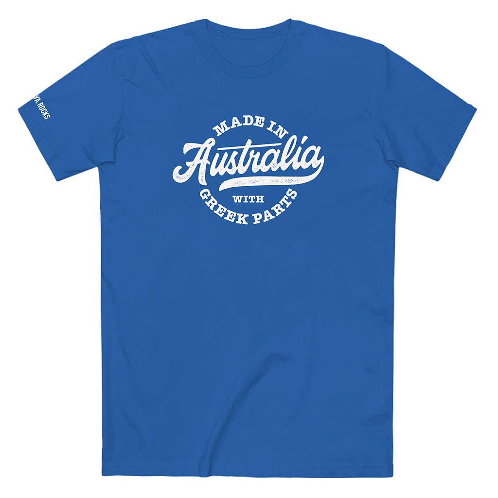 Made in Australia [Greek] - Premium Crewneck T-shirt