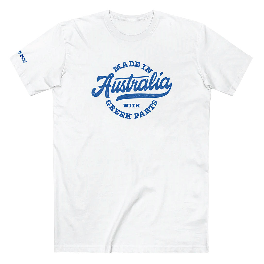 Made in Australia [Greek] - Premium Crewneck T-shirt