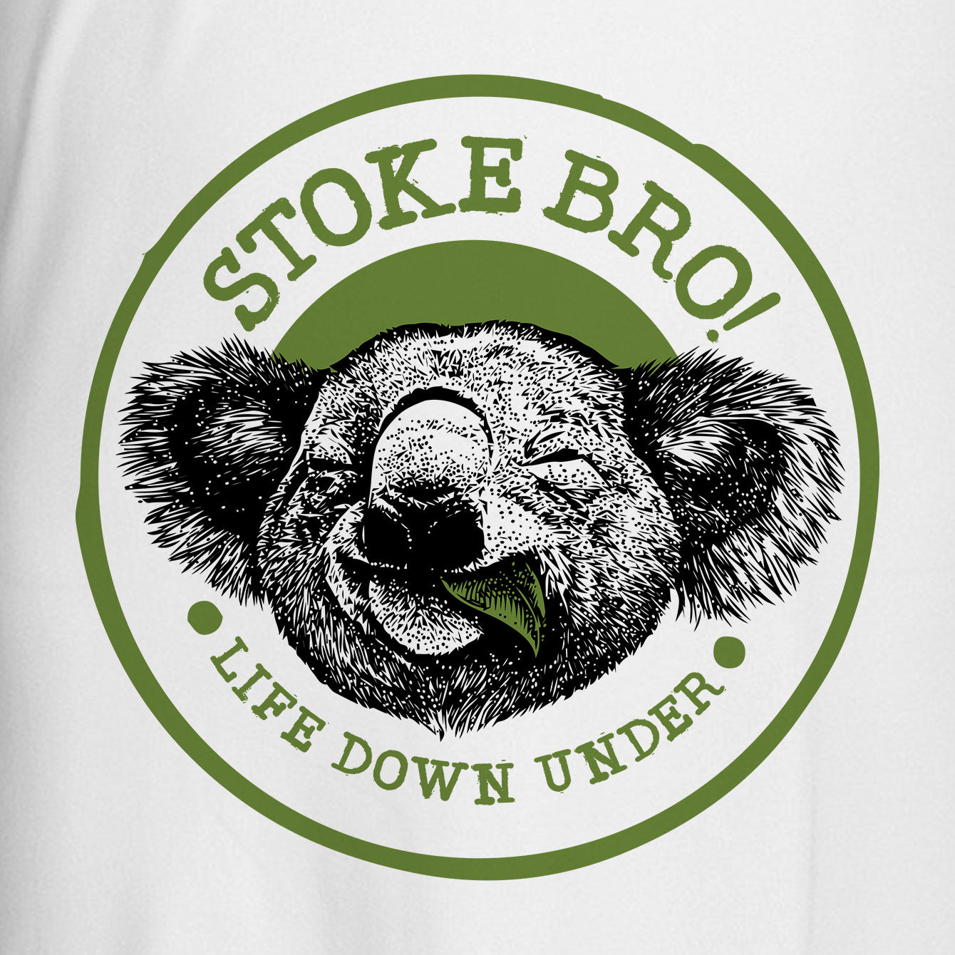 Stoked Koala - Premium Crewneck T-shirt