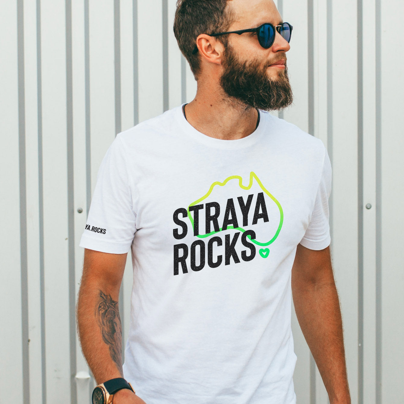 Straya Rocks - Premium Crewneck T-shirt