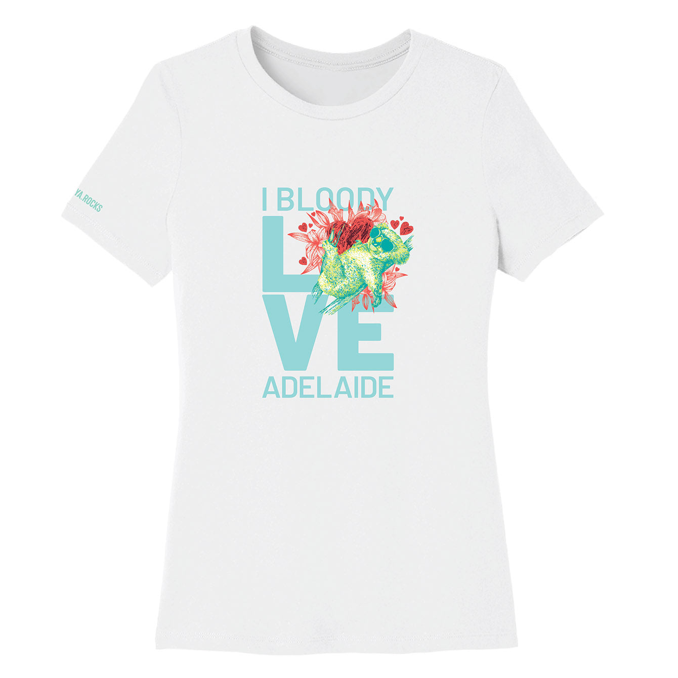 I bloody love Adelaide - Premium Womens Crewneck T-shirt