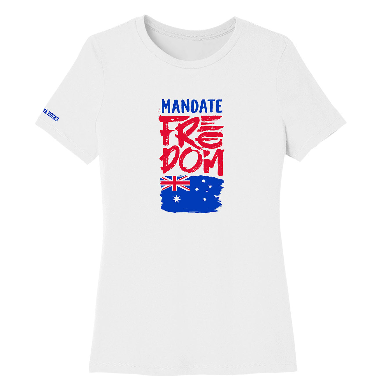 Mandate Freedom - Premium Womens Crewneck T-shirt