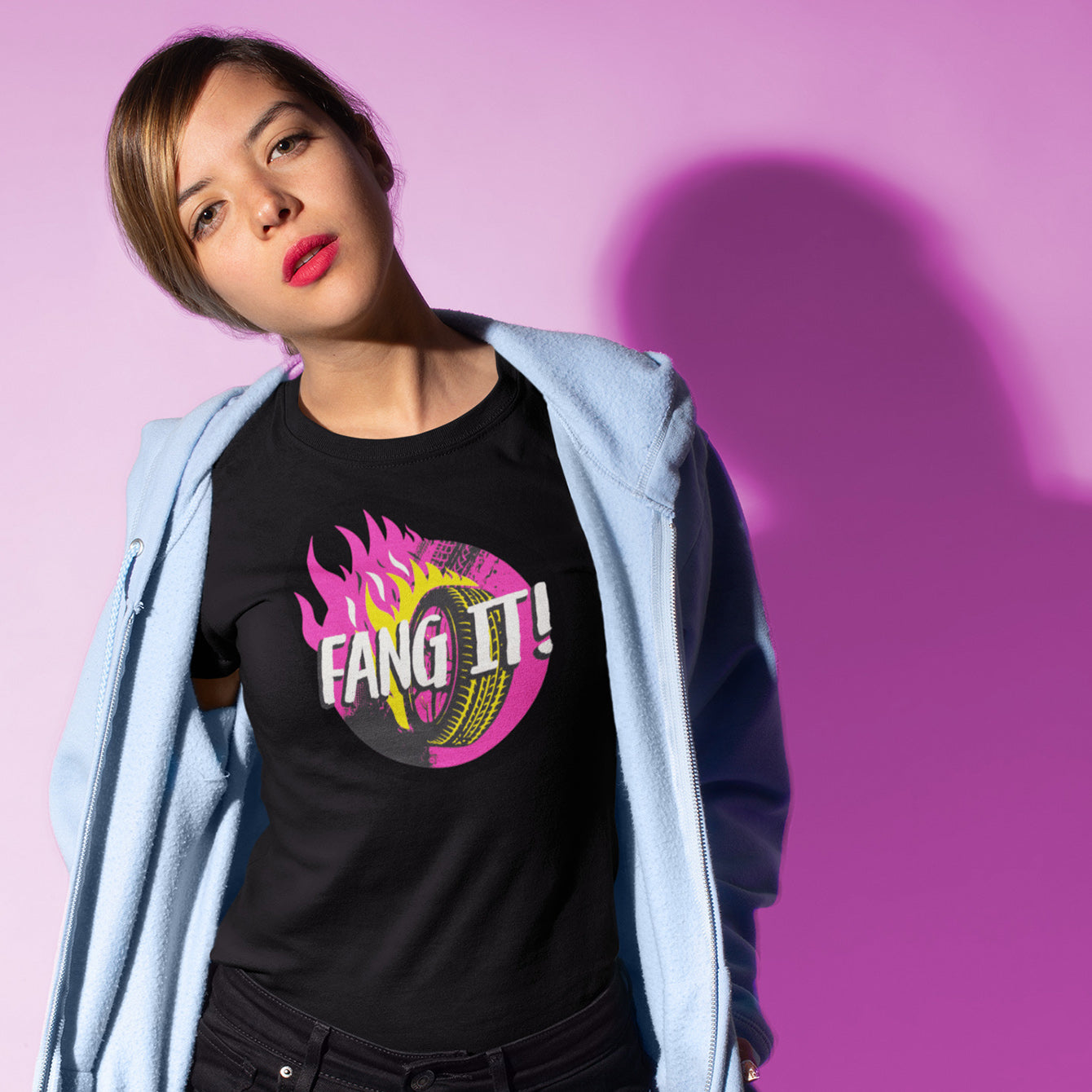 Fang it! - Premium Womens Crewneck T-shirt