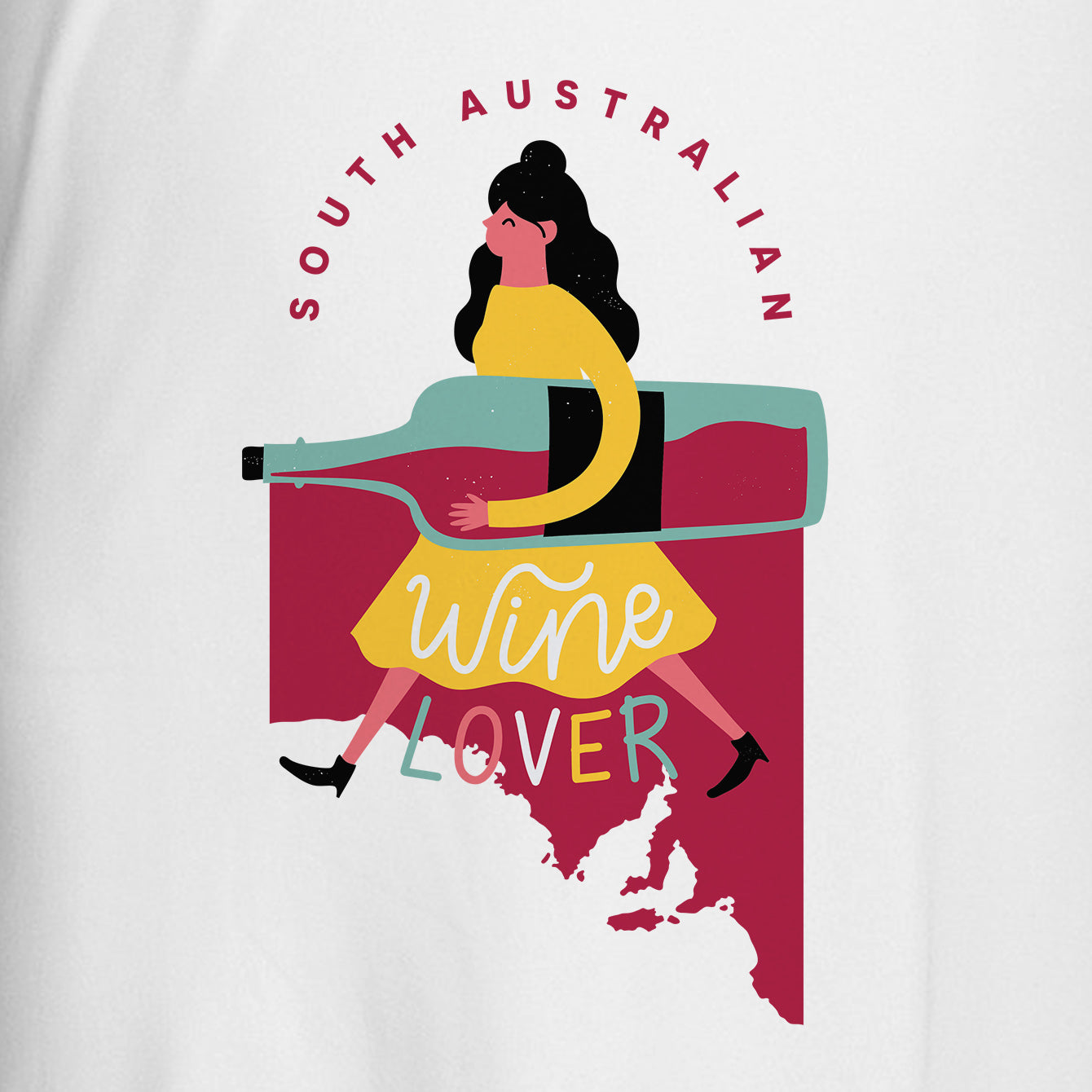 South Australian Wine Lover - Premium Womens Crewneck T-shirt