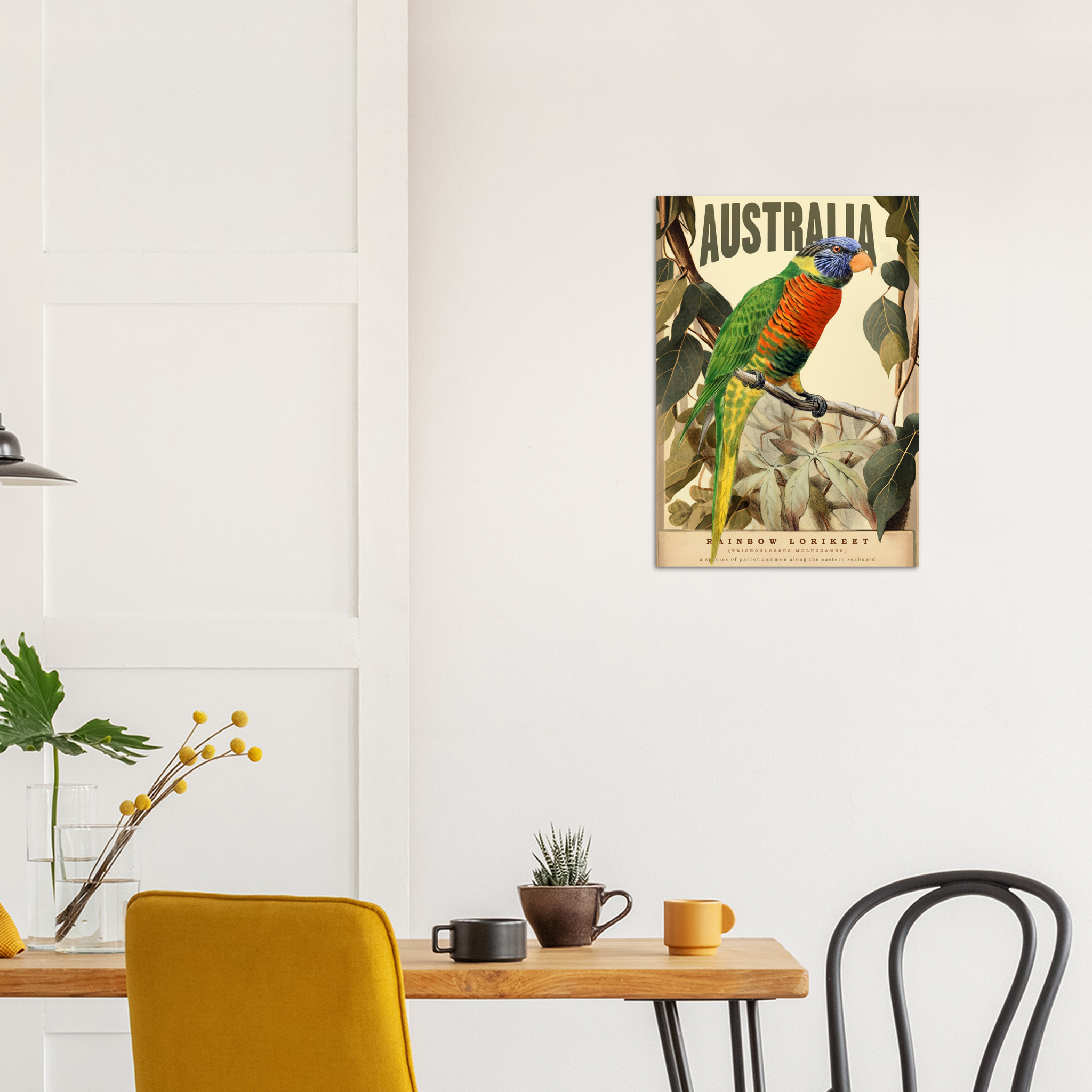 Rainbow Lorikeet - A2 Premium Matte Poster