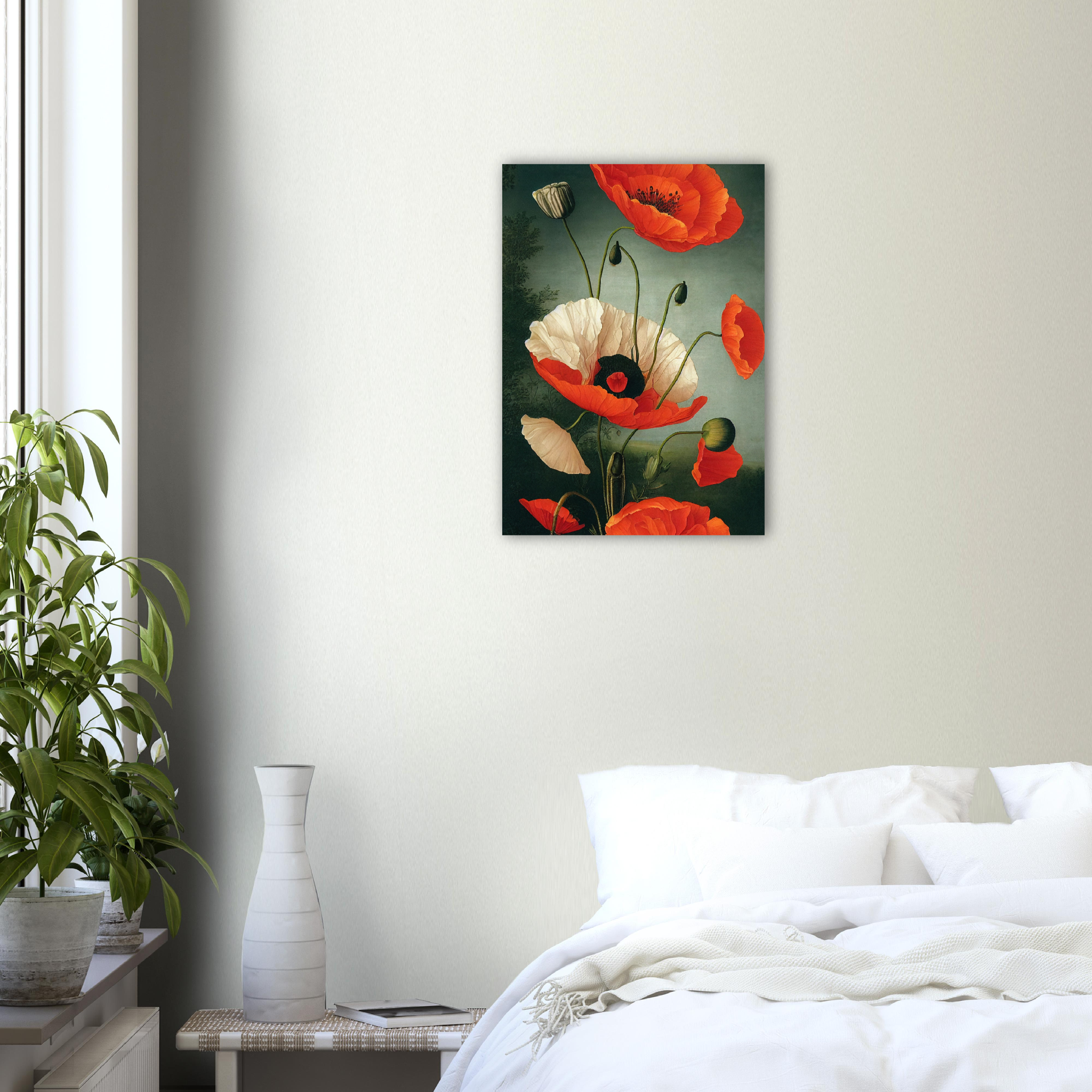 Vintage Poppies - A2 Premium Matte Poster