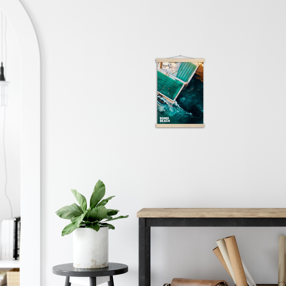 Bondi Beach - A3 Poster & Hanger